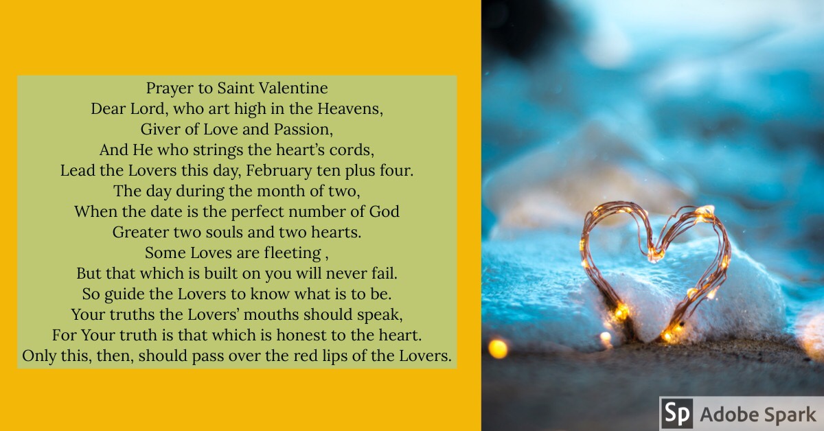 Saint Valentine Prayer