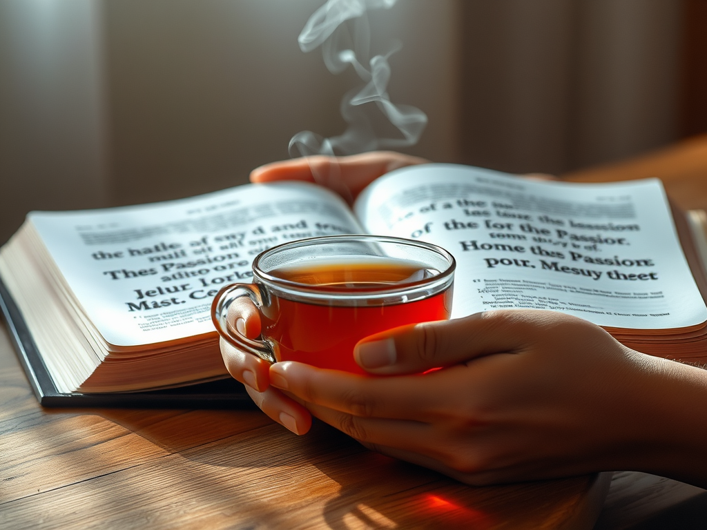 Tea and Contemplation: Reflecting on Our Lives and the Passion of Jesus Christ