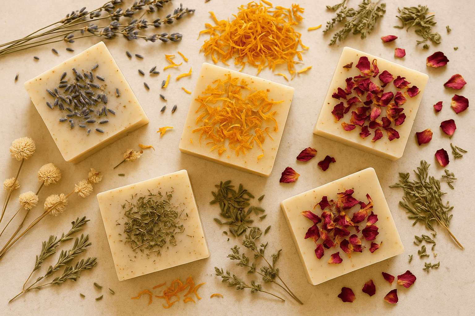 The Hidden Magic of Botanical Embellishments in Handmade Soap