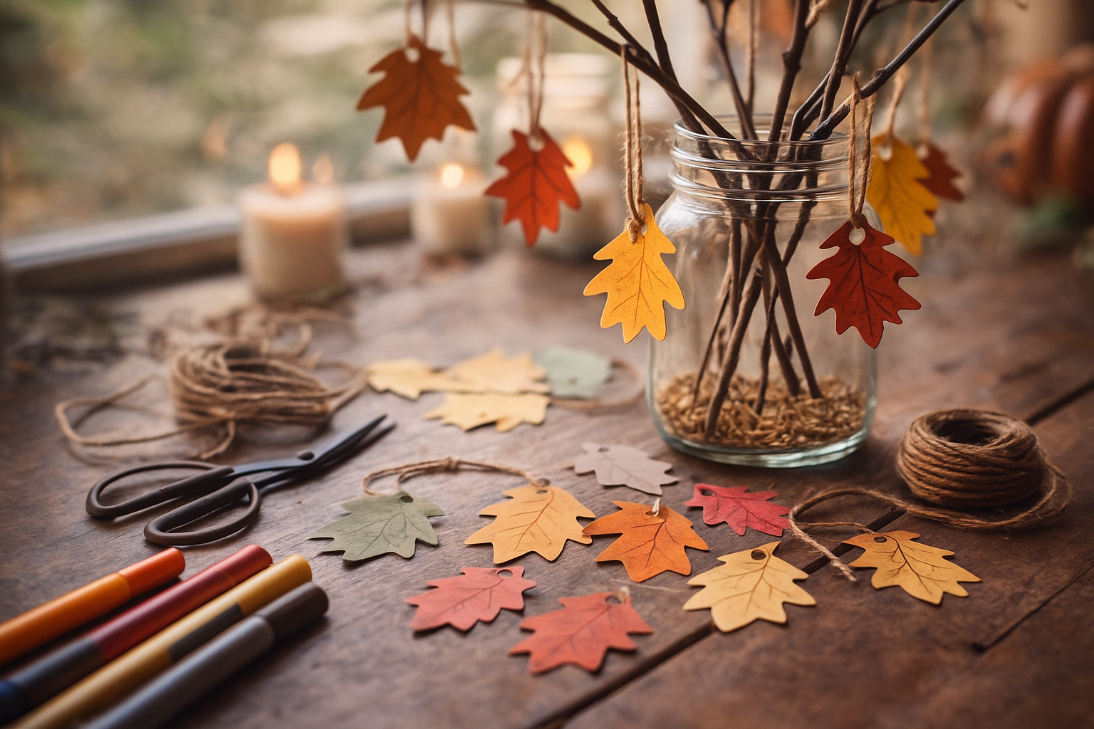 Kid-Friendly Craft With Grandparents: Gratitude Leaves for Thanksgiving