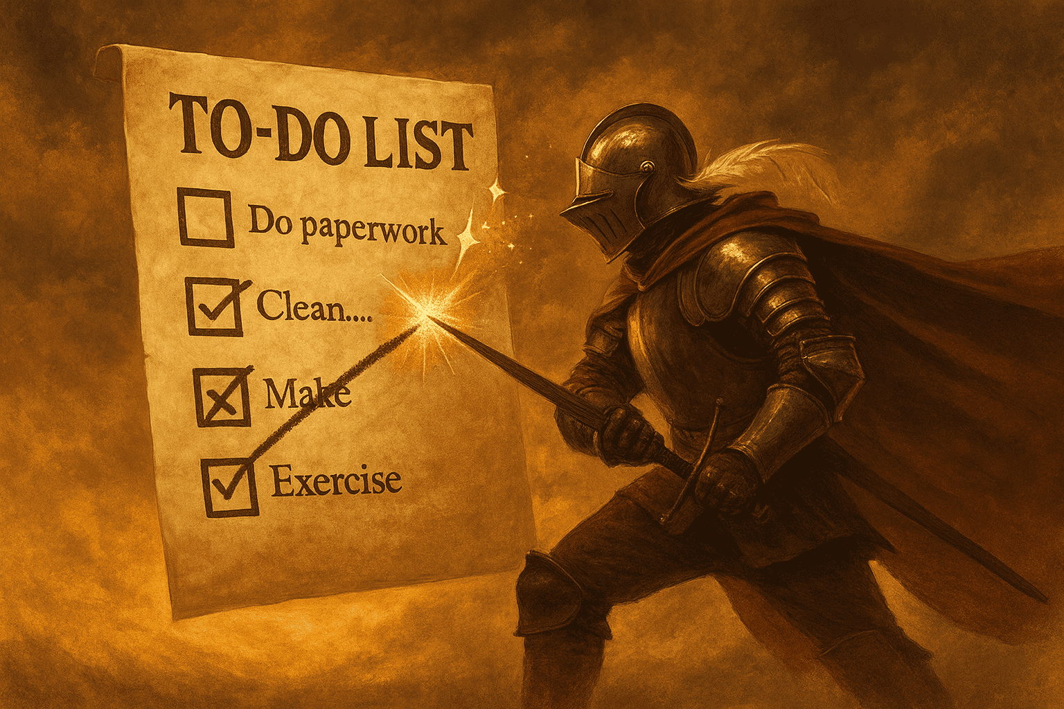 🗡️**En Garde, To-Do List!**🗡️